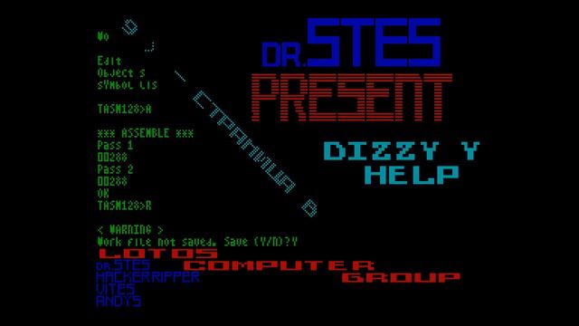 Dizzy-Y Help - Dr.Stes/Lotos Computer Group [#zx spectrum AY Music Demo] смотреть онлайн