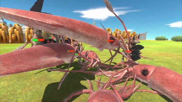 Bloop War - Evolution Bloop VS Biollante Kaiju | Animal Revolt Battle Simulator смотреть онлайн