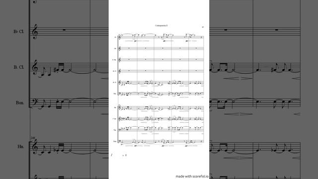Contrapunctus II for Wind Ensemble смотреть онлайн
