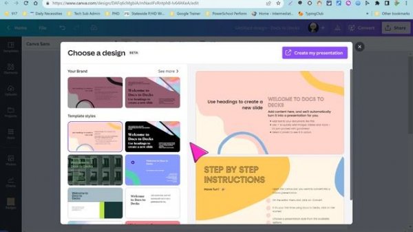 Canva Docs to Decks