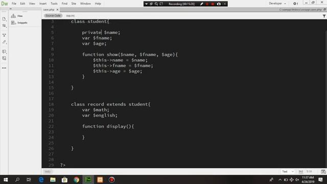 PHP lecture 13 смотреть онлайн
