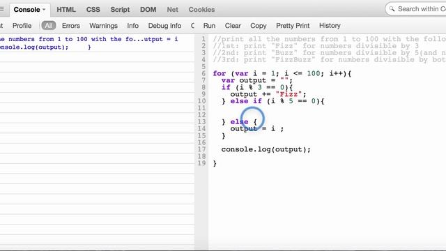 eloquentJavascript ch2 2 fizzbuzz смотреть онлайн