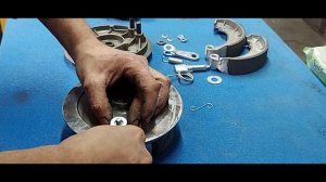 Тормозной барабан Ява, сборка!