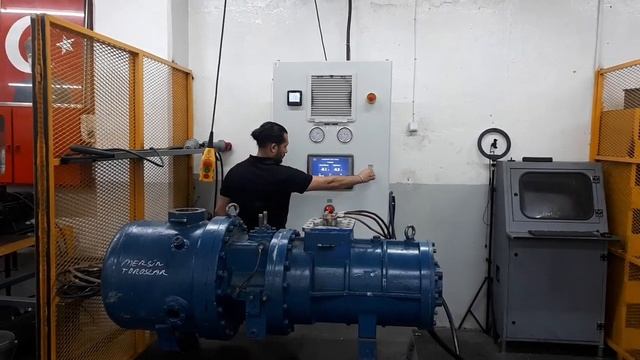 C-TSH8-80-240Y Frascold Vidalı Kompresör Testi & C-TSH8-80-240Y Frascold Compressor Run Test смотреть онлайн