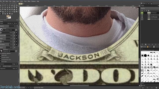 GIMP Tutorial: How To Put Your Face On Money смотреть онлайн