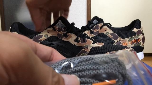 ASICS Tiger x ATMOS GEL LYTE 3 "Duck Camo" review & on feet! смотреть онлайн