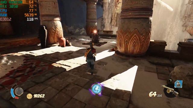 Strange Brigade -Gameplay and Benchmark in Ultra settings Ryzen5 5600H RTX 3050 смотреть онлайн