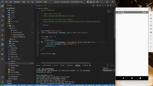 React Native Tutorial 2 : Menambahkan Font смотреть онлайн