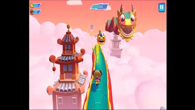Talking Tom Heroes Dash : Super Ginger, Great Wall Map 3 - Walkthrough Gameplay смотреть онлайн