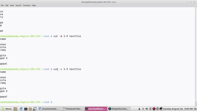 CUT command in Linux | Complete guide | explained with example смотреть онлайн