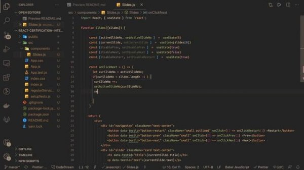 Hacker Rank React JS Certification Intermediate #05