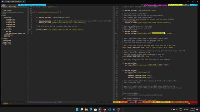 rust opcua - build an anonymous user server and connect to it via a python GUI client смотреть онлайн