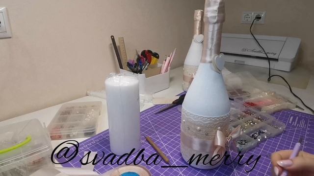 свадебный аксессуары своими руками. Свадебный набор. смотреть онлайн