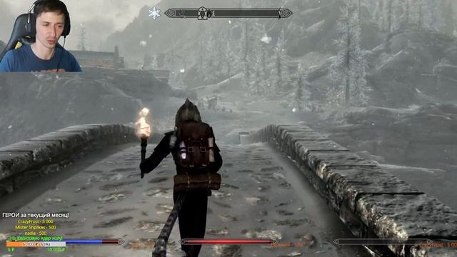 Skyrim AE Прохождение за НЕКРОМАНТА | Легенда + Выживание | №13 Электромант @MrCatGame