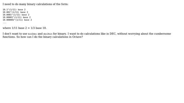 GNU Octave: How to change base from DEC to BIN? (2 Solutions!!) смотреть онлайн