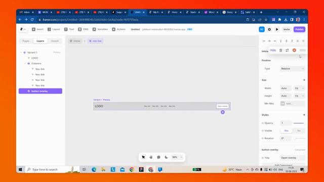 Framer tutorial : Opening an Overlay from a Nested Component Within a Main Component смотреть онлайн
