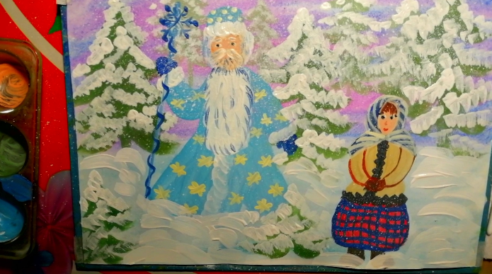 Как нарисовать сказку Морозко. смотреть онлайн