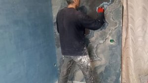 Мрамор Оникс из Венецианской штукатурки, эксперимент