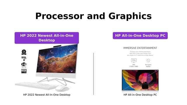 HP All-in-One Desktops Comparison: 2022 Newest vs 24-cb0010 смотреть онлайн
