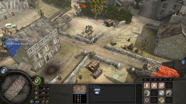 Company of Heroes Tiger Ace Part 1 Villers-Bocage: Birth of a Legend смотреть онлайн