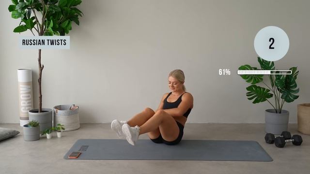 15 MIN TABATA AB Workout - No Repeat Exercises, Tabata Cardio Style, Low Impact