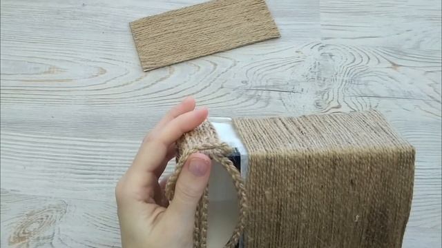 Такого еще не делали. Супер идея для кухни из джута. смотреть онлайн