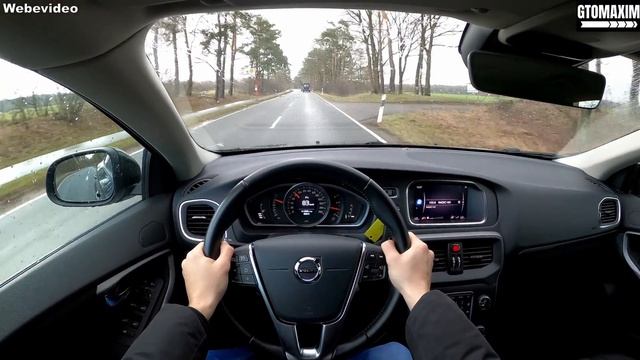 2017 Volvo V40 D3 - POV TEST DRIVE смотреть онлайн