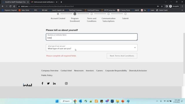How to get intel DevCloud Access? - Step by step procedure смотреть онлайн