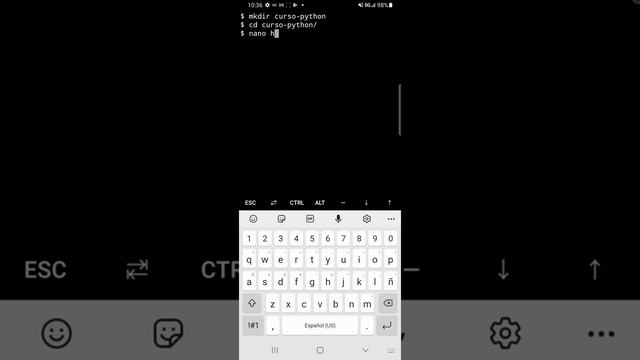 Curso de Python Termux #1 primer programa смотреть онлайн