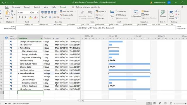 How to Create and Modify Summary Tasks in Microsoft Project смотреть онлайн