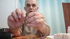 Изготовление чертика для зимней рыбалки из крючков