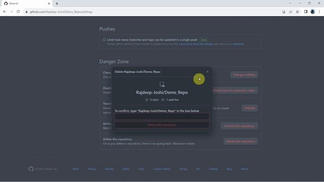 How you can Delete Your Repository from your Git-Hub Account. смотреть онлайн