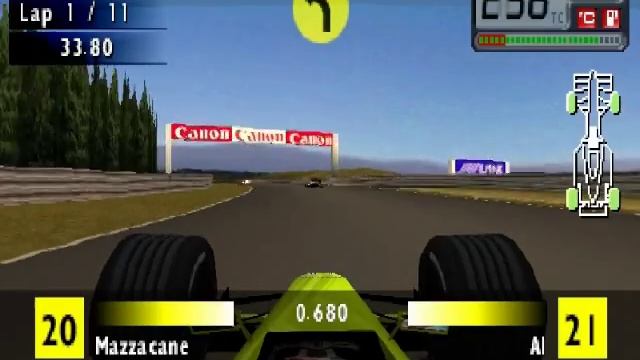 F1 World Grand Prix 2000 Suzuka Race (PS1) смотреть онлайн