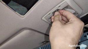 Mitsubishi Outlander 3 рестайлинг 2. Как снять подсветку салона? Как снять плафоны? Как снимается?