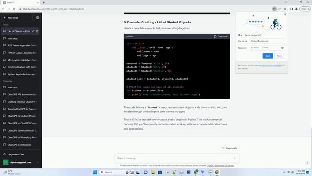 Creating a list of objects in Python смотреть онлайн