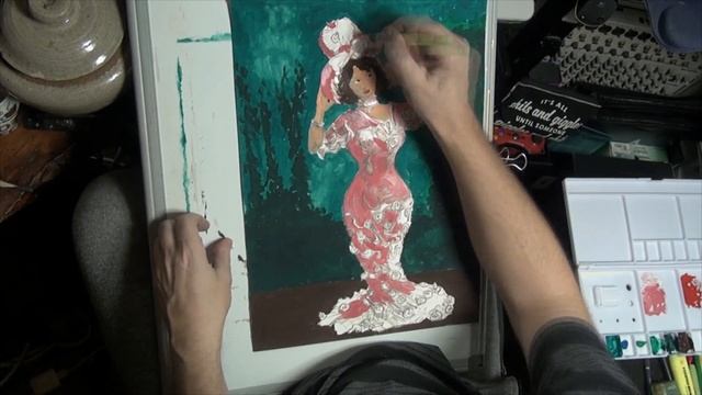 Timelapse Painting "Vintage" study смотреть онлайн