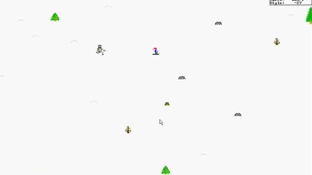 SkiFree Epic Maneuver + Yeti Ownage! смотреть онлайн