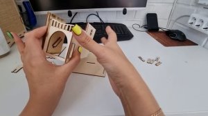 Двухэтажный домик для хомяка (коттедж)