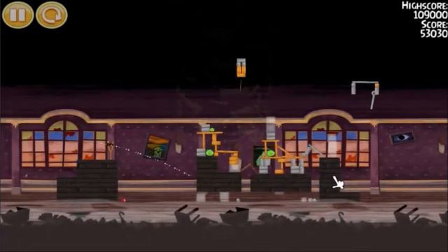 Angry Birds Seasons Haunted Hogs - Golden Egg / 3 Stars