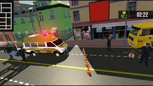 Police Ambulance Van Driving - 911 Emergency Rescue Game E4 - Android Gameplay смотреть онлайн