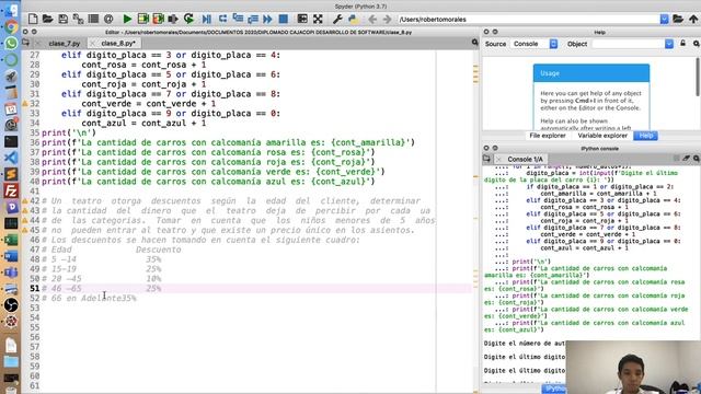 Ejercicios Ciclos python смотреть онлайн