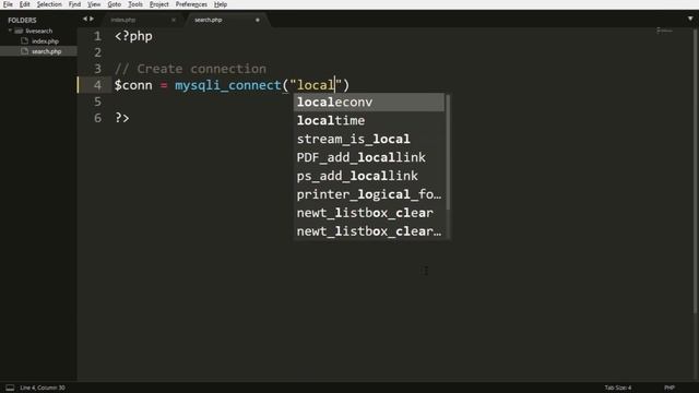 Live Search in PHP using AJAX смотреть онлайн