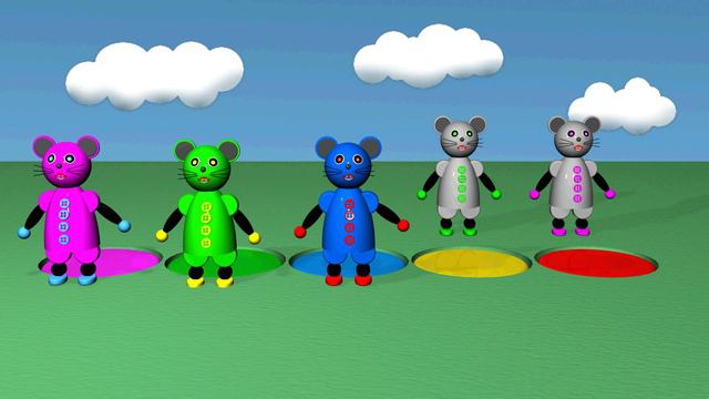 Учим ЦВЕТА | Мультфильм - Цветные мыши #учимцвета #мультфильм смотреть онлайн