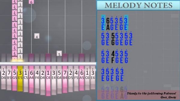 How to play Je te laisserai des mots by Patrick Watson on Kalimba (Tutorial)