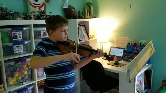 Jacob Gibson Spring Orchestra Piece - Ode to Joy смотреть онлайн