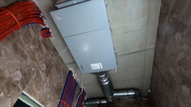 Приточная Вентиляция в доме Без рекуператора. 220 кв/м подогрев притока от котла! смотреть онлайн
