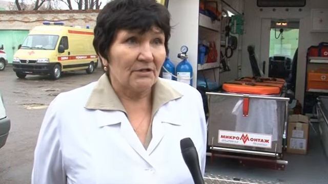 В Кузнецк поступили новые реанимобили. Ноябрь 2010 год. смотреть онлайн