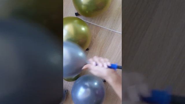 Шары хром своими руками. DIY chrome balloons. смотреть онлайн