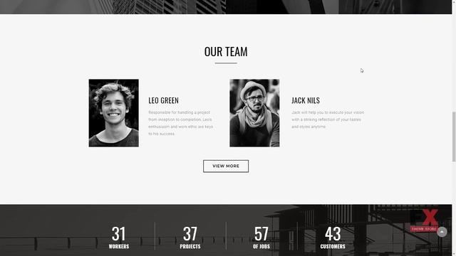 Skyscraper - Architecture And Construction WordPress Theme TMT Jaxson смотреть онлайн
