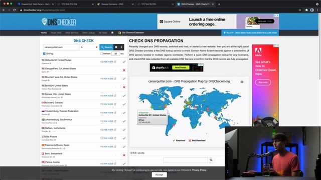 How to Point a Domain Name to an IP Address (DNS A record example) смотреть онлайн